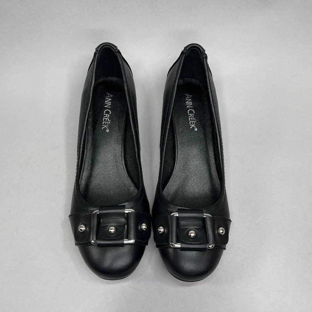 Ann Creek Women's Size 8.5 Round Toe Classic‎ Buckle Low Heels - Picture 3 of 11